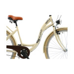 Dámsky retro bicykel 28" Lavida 3-prevodový krémová